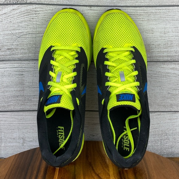Nike Zoom Fly Volt Yellow Blue Black Running Shoe 630915-704 Men’s Size 10 - Picture 10 of 12